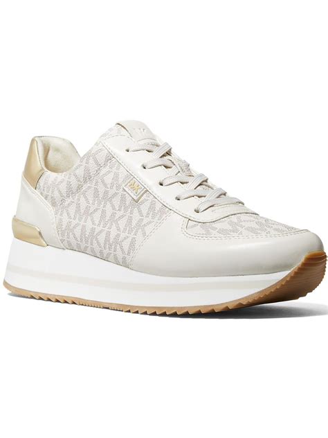 michael kors women's monique trainer lace-up sneakers